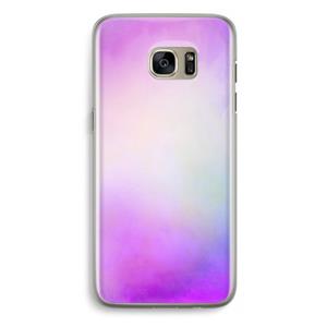 CaseCompany Clouds pastel: Samsung Galaxy S7 Edge Transparant Hoesje