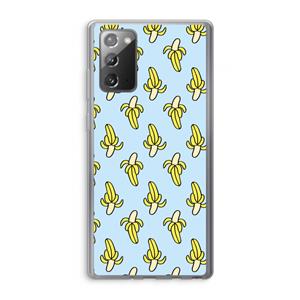 CaseCompany Bananas: Samsung Galaxy Note 20 / Note 20 5G Transparant Hoesje