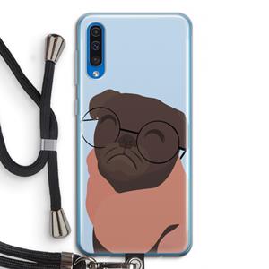 CaseCompany Ludo: Samsung Galaxy A50 Transparant Hoesje met koord