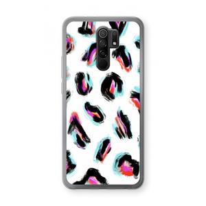 CaseCompany Cheetah color: Xiaomi Redmi 9 Transparant Hoesje