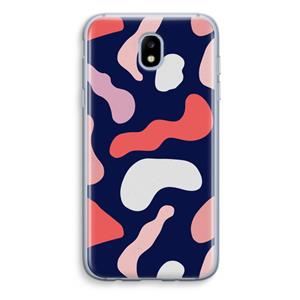 CaseCompany Memphis Shapes Pink: Samsung Galaxy J5 (2017) Transparant Hoesje