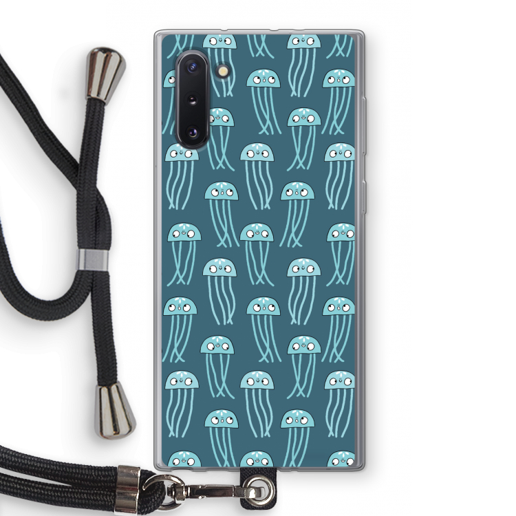 CaseCompany Kwallie: Samsung Galaxy Note 10 Transparant Hoesje met koord
