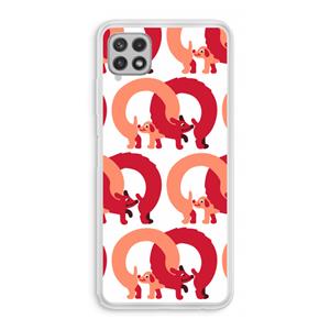 CaseCompany Dogs: Samsung Galaxy A22 4G Transparant Hoesje