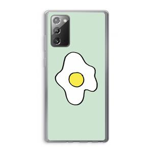 CaseCompany Spiegelei: Samsung Galaxy Note 20 / Note 20 5G Transparant Hoesje