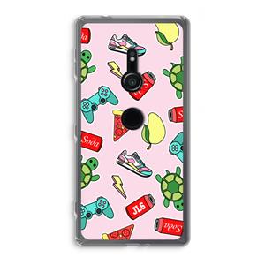 CaseCompany Things Jamie Loves: Sony Xperia XZ2 Transparant Hoesje