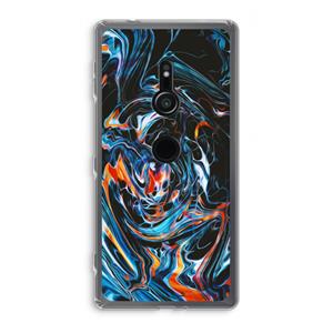 CaseCompany Black Unicorn: Sony Xperia XZ2 Transparant Hoesje