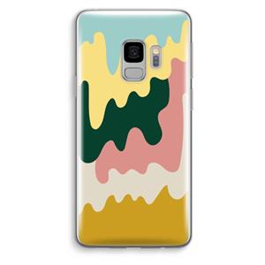 CaseCompany Baar B: Samsung Galaxy S9 Transparant Hoesje