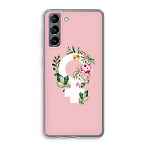 CaseCompany Venus: Samsung Galaxy S21 Transparant Hoesje