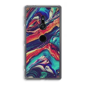 CaseCompany Chameleon Sun: Sony Xperia XZ2 Transparant Hoesje