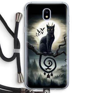 CaseCompany Moonlight Companions: Samsung Galaxy J5 (2017) Transparant Hoesje met koord