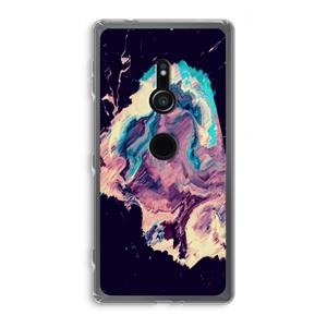 CaseCompany Cosmic Silence: Sony Xperia XZ2 Transparant Hoesje