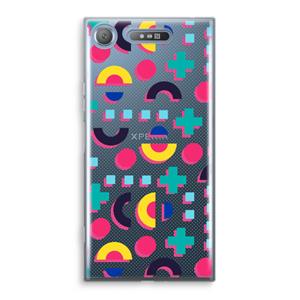 CaseCompany 8-bit N°2: Sony Xperia XZ1 Transparant Hoesje