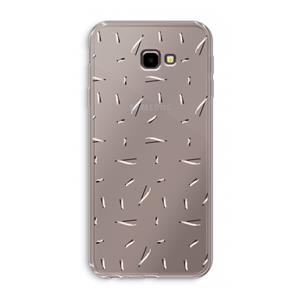 CaseCompany Hipster stripes: Samsung Galaxy J4 Plus Transparant Hoesje