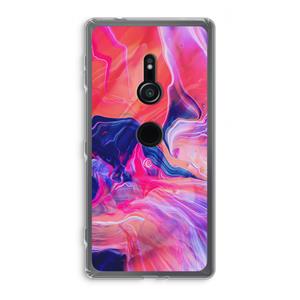 CaseCompany Earth And Ocean: Sony Xperia XZ2 Transparant Hoesje