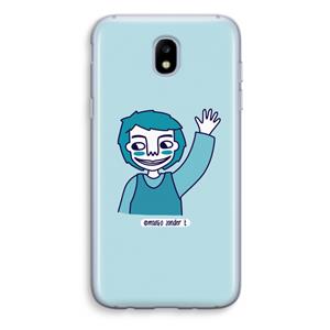 CaseCompany Zwaai: Samsung Galaxy J5 (2017) Transparant Hoesje