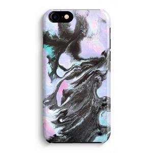 CaseCompany Pastel zwart: iPhone 8 Volledig Geprint Hoesje