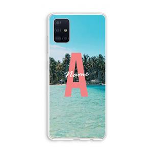 CaseCompany Pacific Dream: Galaxy A51 4G Transparant Hoesje