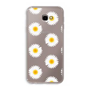 CaseCompany Margrietjes: Samsung Galaxy J4 Plus Transparant Hoesje