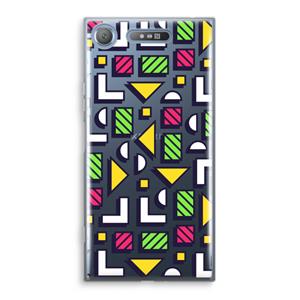 CaseCompany 8-bit N°4: Sony Xperia XZ1 Transparant Hoesje