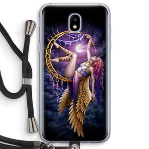 CaseCompany Aerial Angel: Samsung Galaxy J5 (2017) Transparant Hoesje met koord