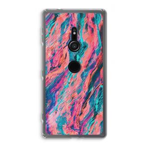 CaseCompany Electric Times: Sony Xperia XZ2 Transparant Hoesje