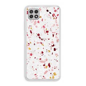 CaseCompany Terrazzo N°9: Samsung Galaxy A22 4G Transparant Hoesje