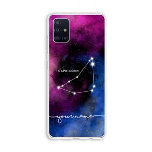 CaseCompany Sterrenbeeld - Donker: Galaxy A51 4G Transparant Hoesje