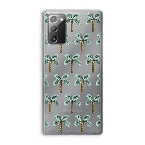 CaseCompany Paradise: Samsung Galaxy Note 20 / Note 20 5G Transparant Hoesje