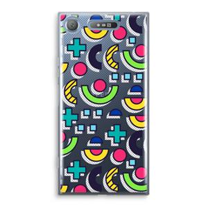 CaseCompany 8-bit N°6: Sony Xperia XZ1 Transparant Hoesje