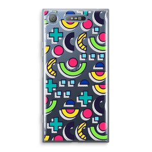 CaseCompany 8-bit N°6: Sony Xperia XZ1 Transparant Hoesje