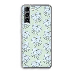 CaseCompany Octopussen: Samsung Galaxy S21 Transparant Hoesje