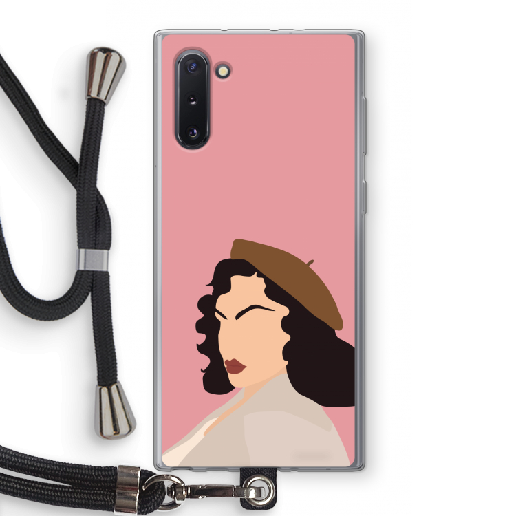 CaseCompany Confidence: Samsung Galaxy Note 10 Transparant Hoesje met koord