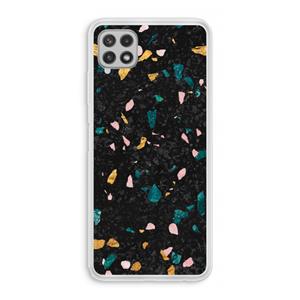 CaseCompany Terrazzo N°10: Samsung Galaxy A22 4G Transparant Hoesje
