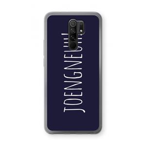 CaseCompany Joengneuh!: Xiaomi Redmi 9 Transparant Hoesje