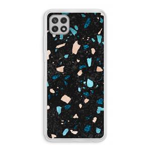 CaseCompany Terrazzo N°11: Samsung Galaxy A22 4G Transparant Hoesje