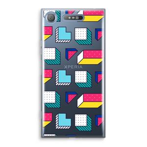 CaseCompany 8-bit N°7: Sony Xperia XZ1 Transparant Hoesje