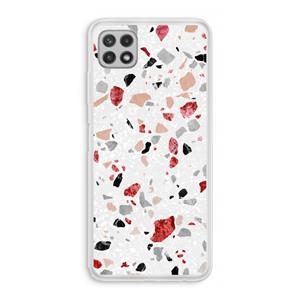 CaseCompany Terrazzo N°12: Samsung Galaxy A22 4G Transparant Hoesje