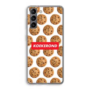 CaseCompany Koekerond: Samsung Galaxy S21 Transparant Hoesje