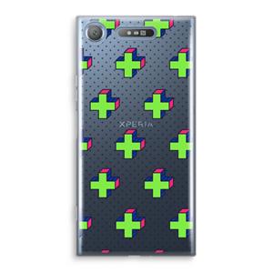 CaseCompany 8-bit N°10: Sony Xperia XZ1 Transparant Hoesje