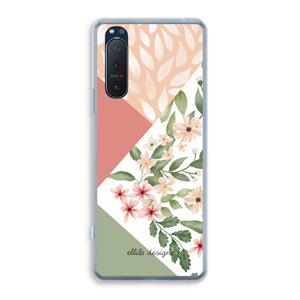CaseCompany Sweet heaven geometrics: Sony Xperia 5 II Transparant Hoesje