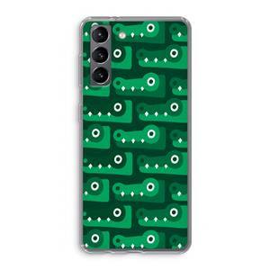 CaseCompany Crocs: Samsung Galaxy S21 Transparant Hoesje