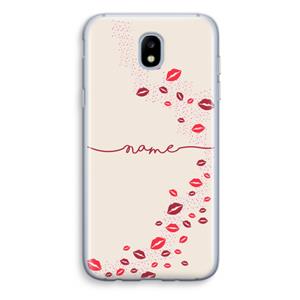 CaseCompany Kusjes: Samsung Galaxy J5 (2017) Transparant Hoesje