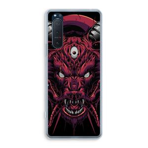 CaseCompany Hell Hound and Serpents: Sony Xperia 5 II Transparant Hoesje