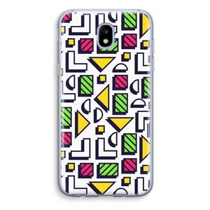 CaseCompany 8-bit N°4: Samsung Galaxy J5 (2017) Transparant Hoesje