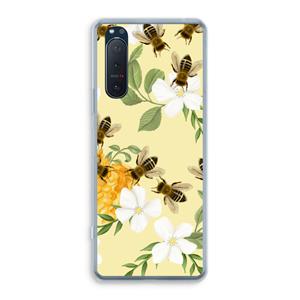 CaseCompany No flowers without bees: Sony Xperia 5 II Transparant Hoesje