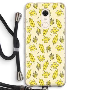 CaseCompany Herfst: Xiaomi Redmi 5 Transparant Hoesje met koord