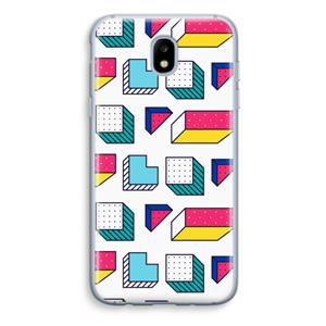 CaseCompany 8-bit N°7: Samsung Galaxy J5 (2017) Transparant Hoesje