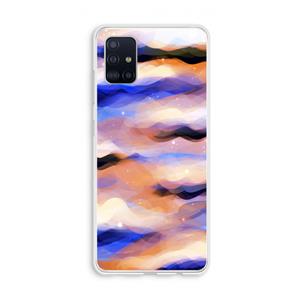 CaseCompany Donkere Wolken: Galaxy A51 4G Transparant Hoesje