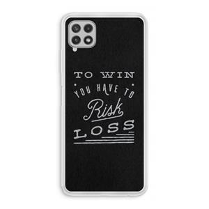 CaseCompany Risk loss: Samsung Galaxy A22 4G Transparant Hoesje