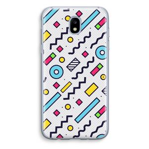 CaseCompany 8-bit N°8: Samsung Galaxy J5 (2017) Transparant Hoesje